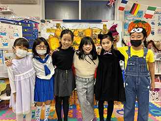 ハローウィン仮装風景