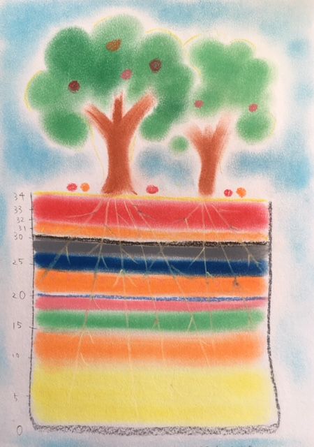 過去の記憶や思いを、色の力を用いて導きだします