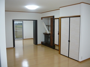 内部南面 施工後