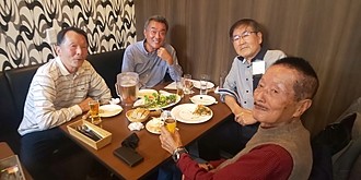 飛び入り参加の篠原さん、懐かしい橋爪さんと西藤さんの参加も有りました。